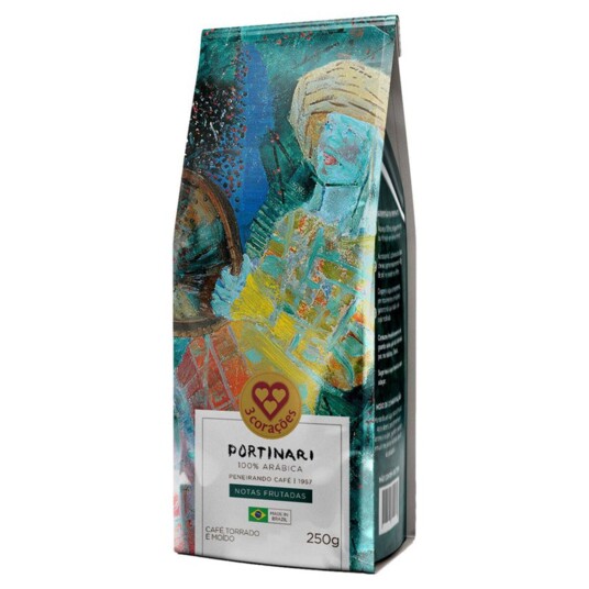 Cafe Tor.e Moido G.3 Coracoes 250g Portinari