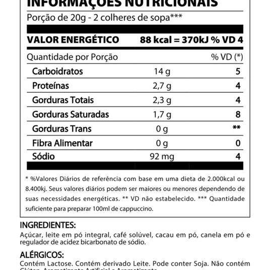 Cappuccino Pimpinela 200g