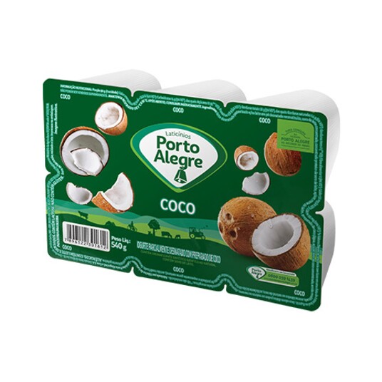 Iogurte Polpa Porto Alegre 540g Coco