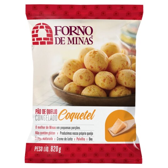 Pao de Queijo Forno de Minas 820g Coquetel
