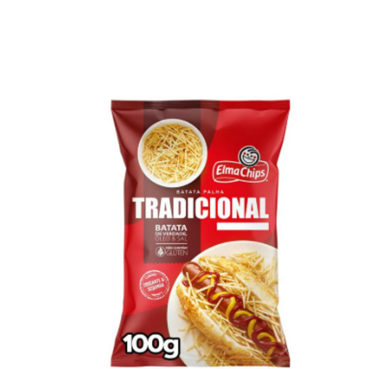 Batata Palha Elma Chips 100g Tradicional