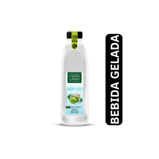 Agua de Coco Campo Largo 900ml Pet Gelada
