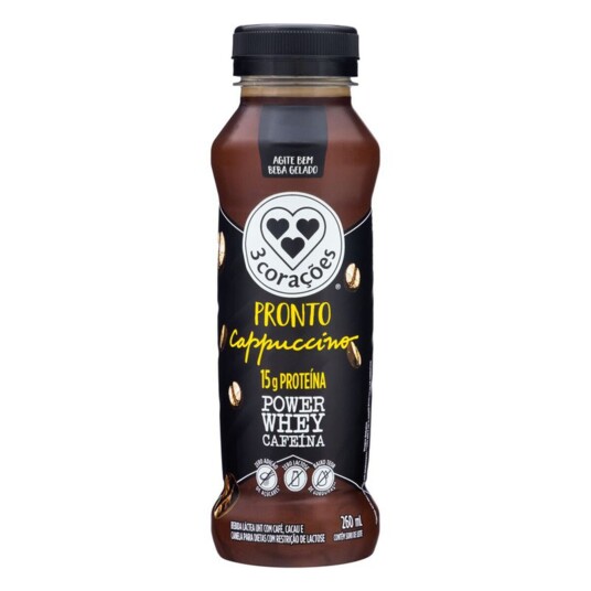Bebida Lact.uht Power Whey 260ml Cappuccino