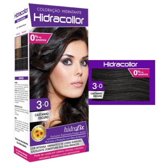 Tintura Hidracollor 100ml Cast.escuro 3.0