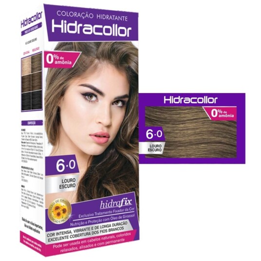 Tintura Hidracollor 100ml Louro Esc.6.0