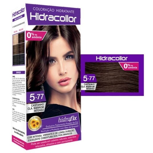 Tintura Hidracollor 100ml Marrom Int.5.77