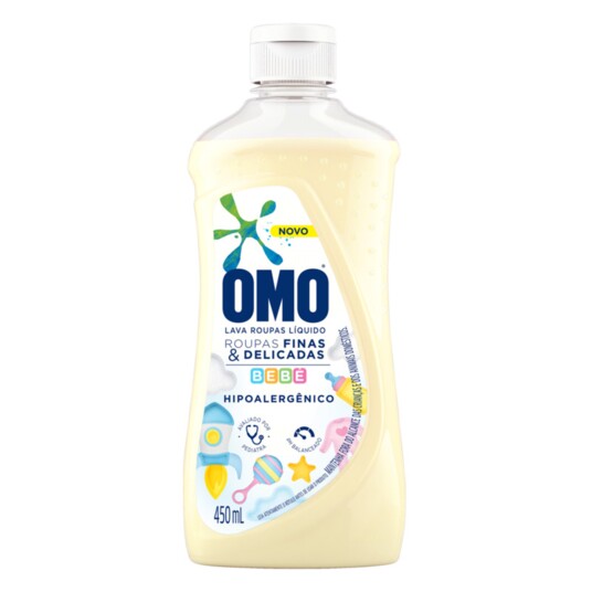 Lava Roupa Delicada Omo 450ml Bebe