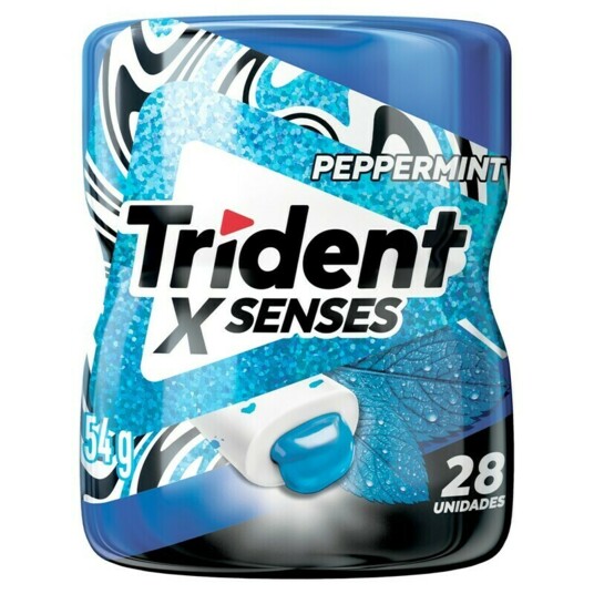 Chiclete X Senses Trident 54g Peppermint