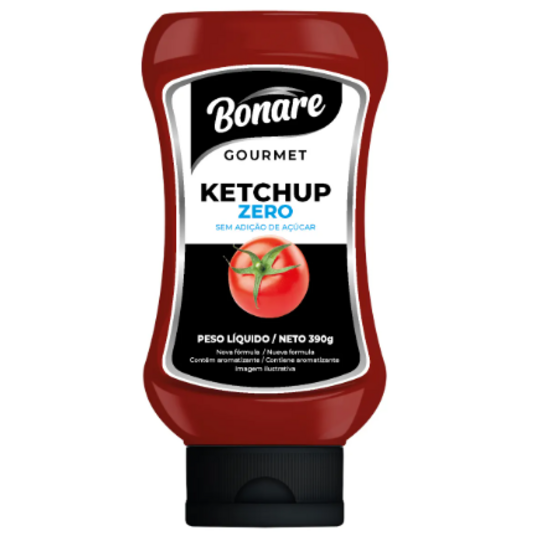 Ketchup Gourmet Bonare 390g Zero