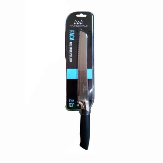 Faca Aco Inox Wunderhaus 21cm Tp Pao