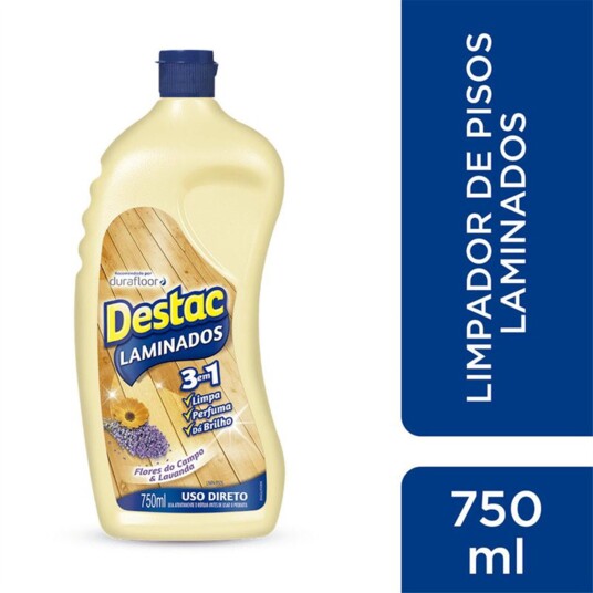 Limp.p/pisos Destac 750ml Laminados