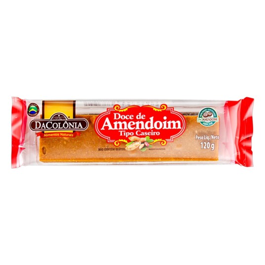 Doce de Amendoim Cas.dacolonia 120g Tablete