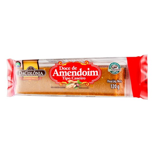 Doce de Amendoim Cas.dacolonia 120g Tablete