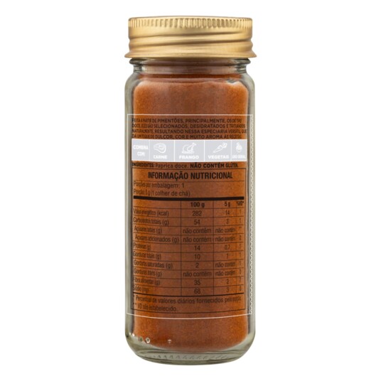Paprica Doce Br Spices 45g Vd
