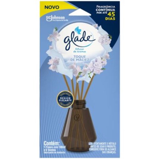 Difusor de Aromas Glade 100ml Toque de Maciez