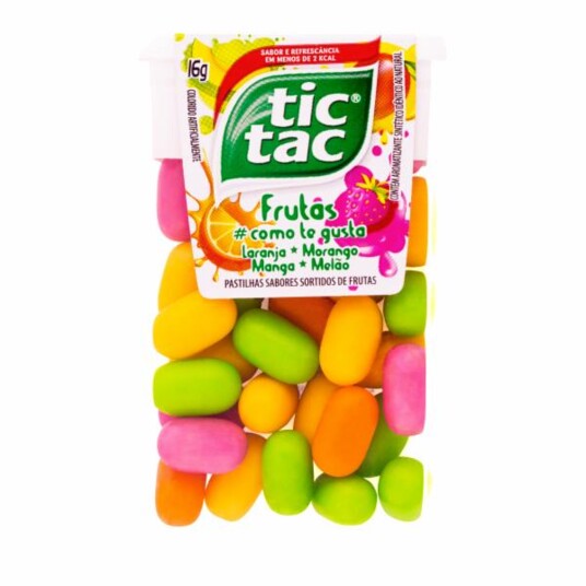 Drops Tic Tac 14,5g Frutas