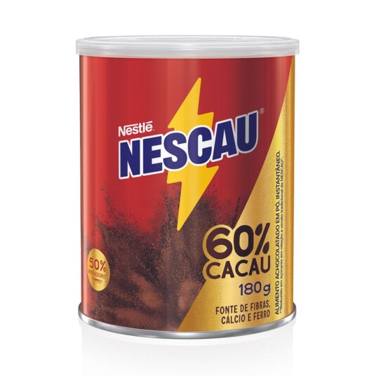 Achocolatado em Po Nescau 180g 60% Cacau