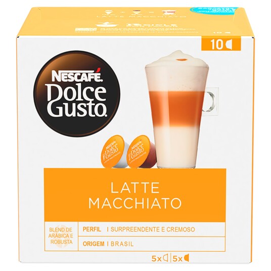 Caps.cafe C/leite Nescafe 112,5g Latte Macchiato