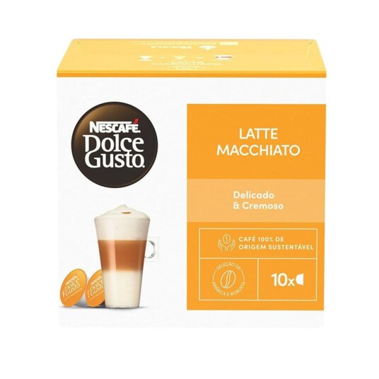 Caps.cafe C/leite Nescafe 112,5g Latte Macchiato
