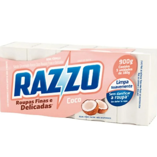 Sabao Pedra Razzo 5x180g Coco