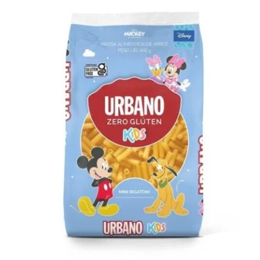Macarrao de Arroz Urbano 500g Kids Mini Rigat