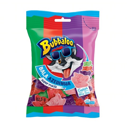 Bala Bubbaloo 82,5g Sortida Azedinh