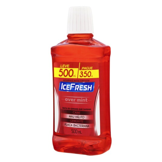 Antissep.bucal Icefresh L500 P350ml Over Mint