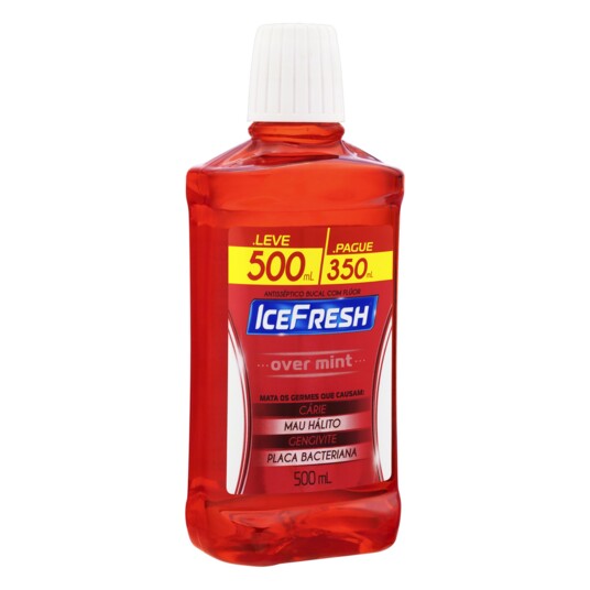 Antissep.bucal Icefresh L500 P350ml Over Mint