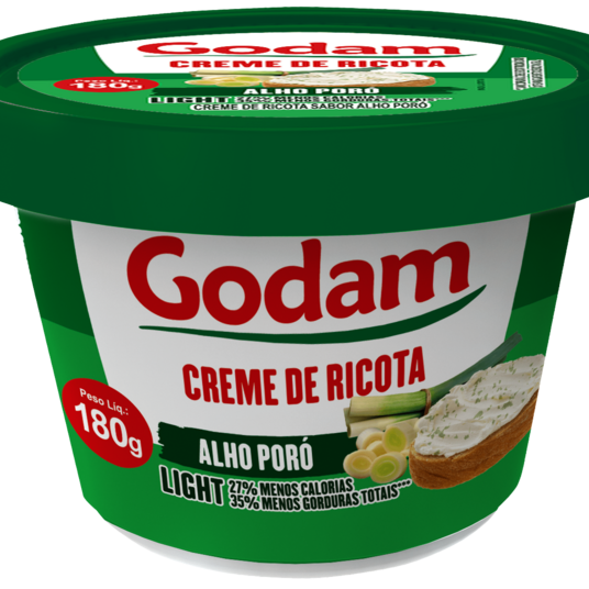 Creme de Ricota Godam 180g Alho Poro