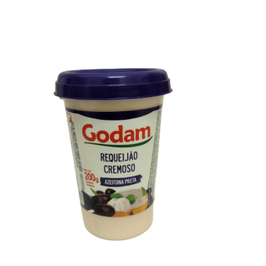 Requeijao Cremoso Godam 200g Azeitona Preta