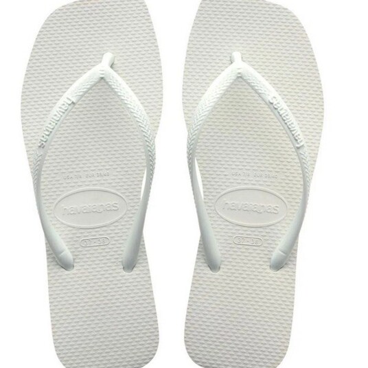 Sandalia Slim Square Havaianas Branco 35/36