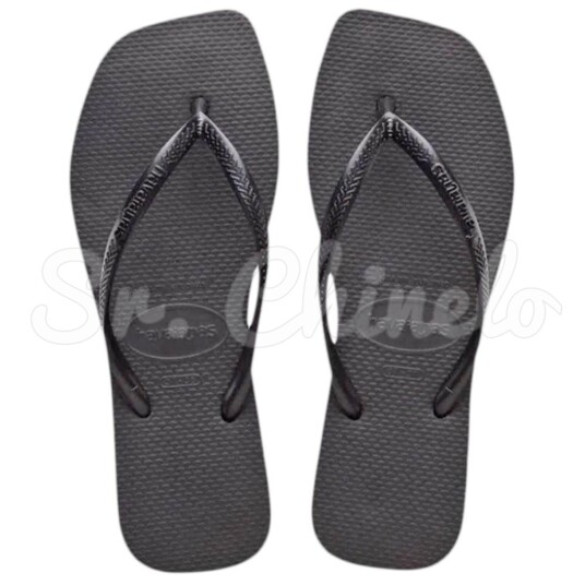 Sandalia Slim Square Havaianas Preto 33/34