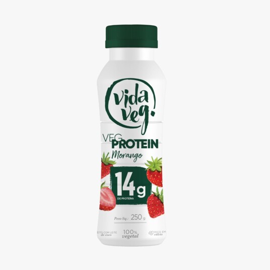 Iogurte Vegprotein Vida Veg 250g Morango