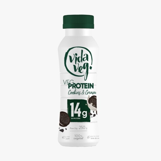 Iogurte Vegprotein Vida Veg 250g Cookies & Cream