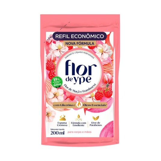 Sabonete Liq.flor de Ype 200ml Fl.mac/fram.ref