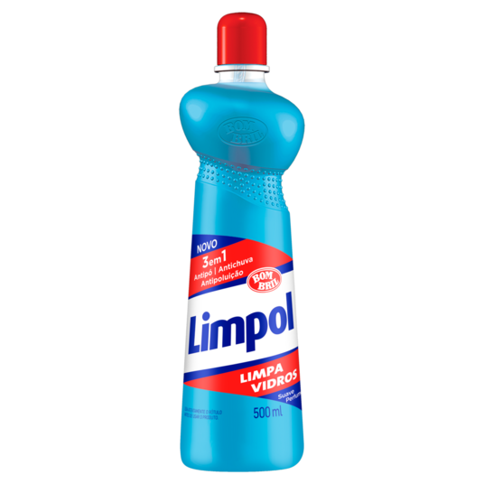 Limpa Vidros Limpol 500ml 3em1 Squeeze