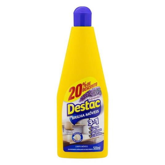Lustra Moveis Destac 500ml Lavanda