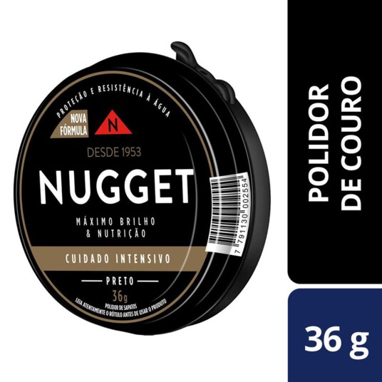 Cera Pasta P/sapato Nugget 36g Preto