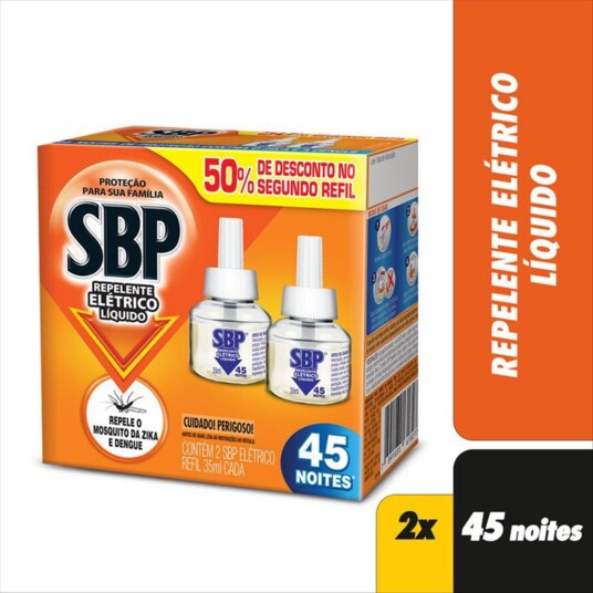 Repelente Eletrico Liq.sbp 32,9ml 50%desc.2un Mul