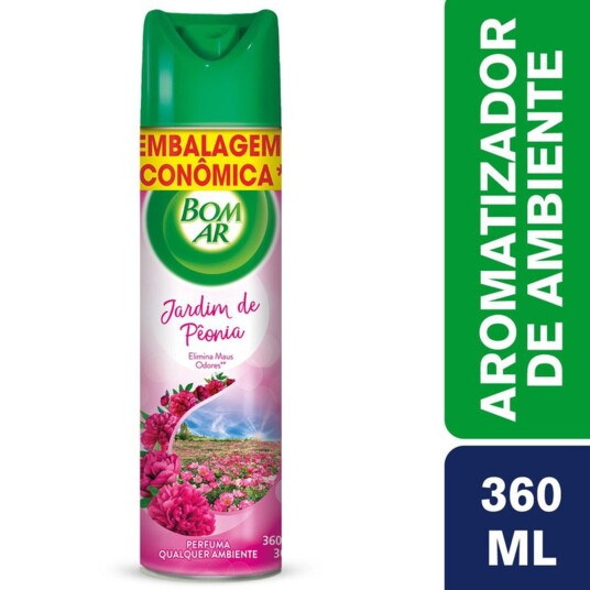 Purificador Aero Bom Ar 360ml Jardim Emb.econ