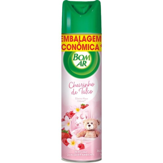 Purificador Aero Bom Ar 360ml Talco Emb.econo