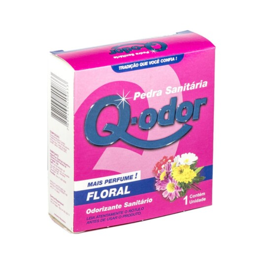 Pedra Sanitaria Q-odor 40g Floral
