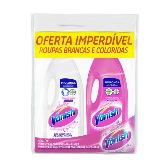Kit Tira Manchas Vanish 1,5l