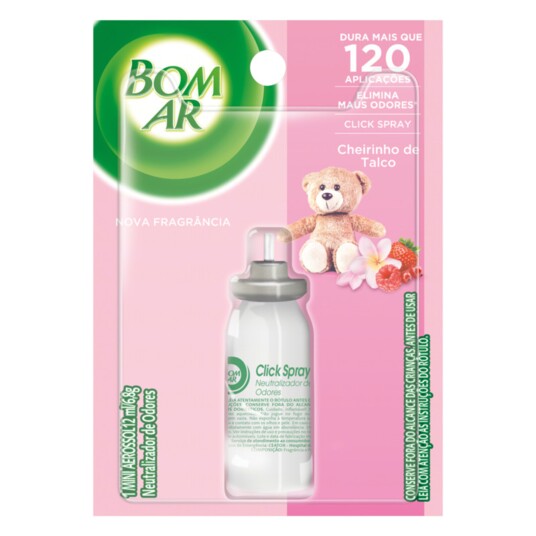 Purificador Refil Click Bom Ar 12ml Che.talco