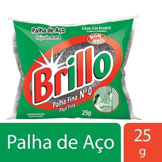 Palha de Aco Brillo 25g Fina .0