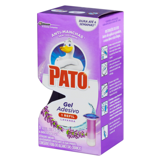 Gel Sanitario Refil Pato 38g Lavanda