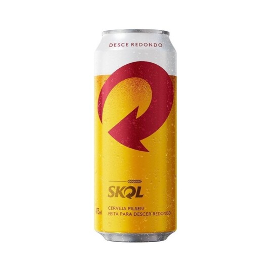 Cerveja Pilsen Skol 473ml Lata