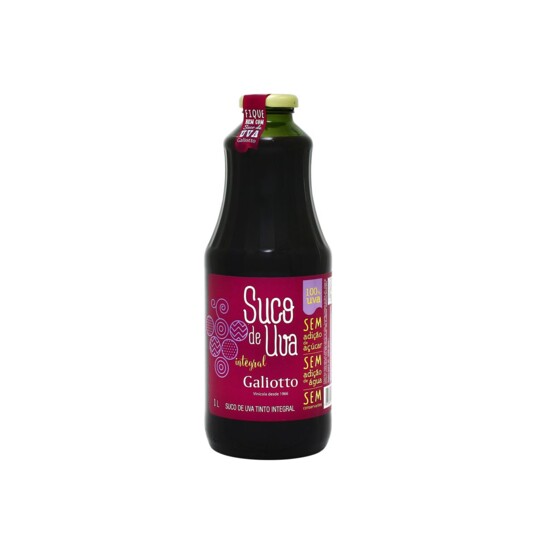 Suco Integral Galiotto 1l Uva Tinto
