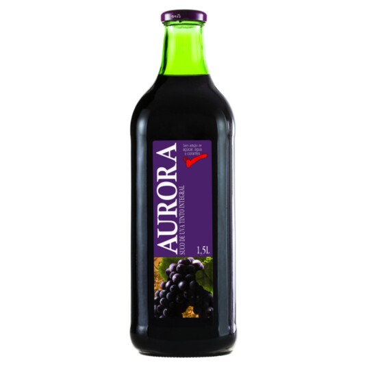 Suco Integral Aurora 1,5l Uva Tinto