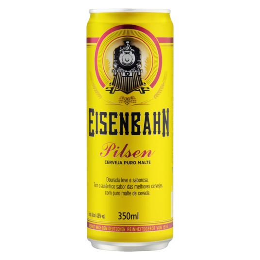 Cerveja Pilsen Eisenbahn 350ml Lata